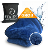 Fiwiko® Asciugamano per auto XXL 70 x 90 cm Ultra assorbente 600 GSM